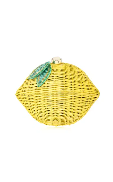 Judith Leiber Couture Lemon Basket Clutch | Thumbnail 3