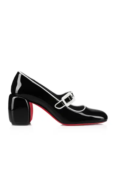 Christian Louboutin Mini Babe 70mm Patent Leather Pumps | Thumbnail 1