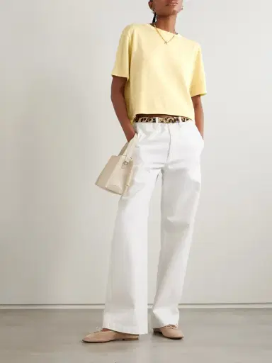 Lisa Yang Rubie Cotton And Cashmere-blend T-shirt | Thumbnail 2