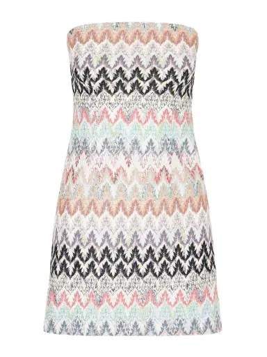 Missoni Striped Metallic Crochet-knit Mini Dress | Thumbnail 1