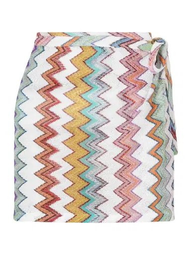 Missoni Striped Metallic Crochet-knit Mini Skirt | Thumbnail 1 Missoni Striped Metallic Crochet-knit Mini Skirt | Thumbnail 1