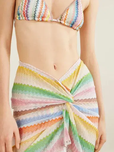 Missoni Striped Metallic Crochet-knit Mini Skirt | Thumbnail 4 Missoni Striped Metallic Crochet-knit Mini Skirt | Thumbnail 4
