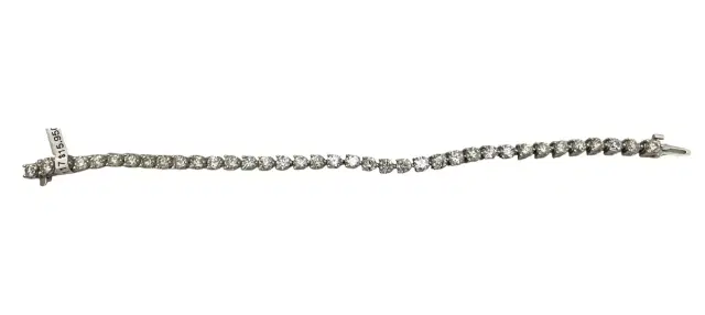 Wish Fine Jewelry 14KW-13.09G D-9.00CT TENNIS