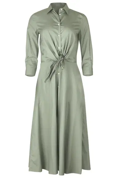 SARA ROKA Dralla Midi Dress - Seagrass | Thumbnail 1