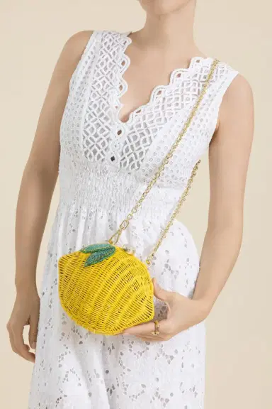 Judith Leiber Lemon Basket Clutch | Thumbnail 8 Judith Leiber Lemon Basket Clutch | Thumbnail 8