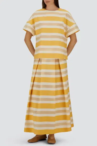 HERNO Stripe Full Skirt | Thumbnail 2 HERNO Stripe Full Skirt | Thumbnail 2