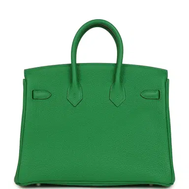 HERMÈS Hermes Birkin 25 Bambou Verso Togo Palladium Hardware | Thumbnail 4 HERMÈS Hermes Birkin 25 Bambou Verso Togo Palladium Hardware | Thumbnail 4