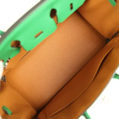 HERMÈS Hermes Birkin 25 Bambou Verso Togo Palladium Hardware | Thumbnail 8 HERMÈS Hermes Birkin 25 Bambou Verso Togo Palladium Hardware | Thumbnail 8