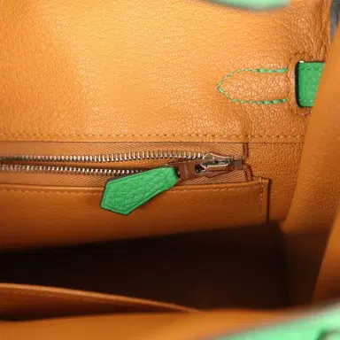 HERMÈS Hermes Birkin 25 Bambou Verso Togo Palladium Hardware | Thumbnail 9 HERMÈS Hermes Birkin 25 Bambou Verso Togo Palladium Hardware | Thumbnail 9