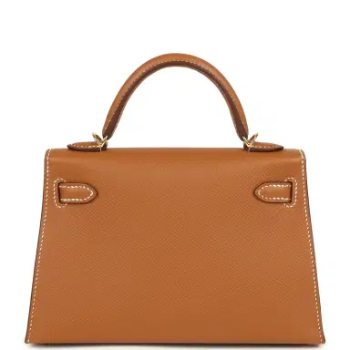 HERMÈS Hermes Kelly Sellier 20 Gold Epsom Gold Hardware | Thumbnail 5 HERMÈS Hermes Kelly Sellier 20 Gold Epsom Gold Hardware | Thumbnail 5