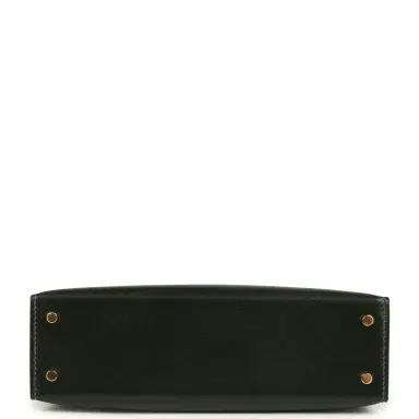 HERMÈS Hermes Kelly Sellier 20 Vert Fonce Box Gold Hardware | Thumbnail 6
