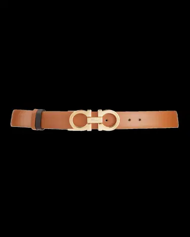 Ferragamo Reversible Leather Gancini Belt | Thumbnail 2