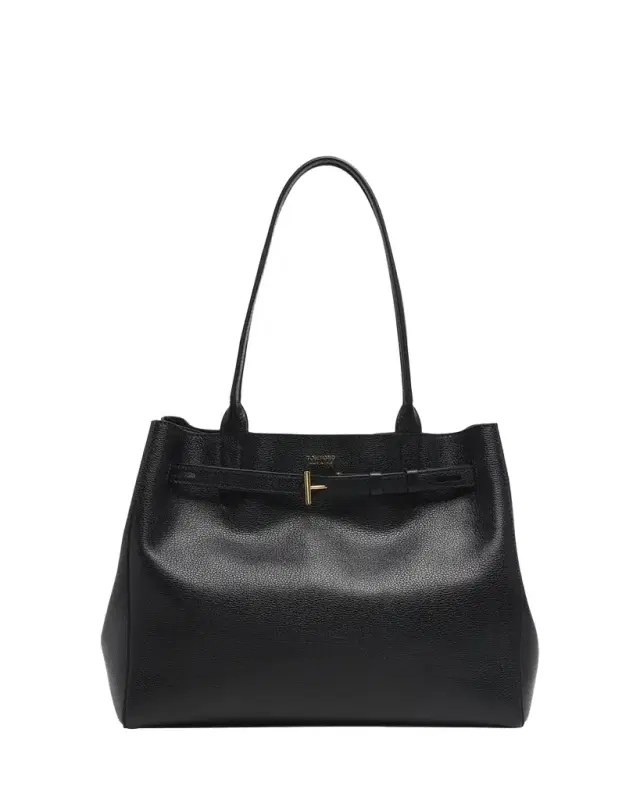 TOM FORD Audrey Medium Tote Bag in Grain Leather