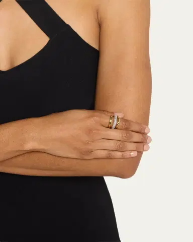 ALEXIS BITTAR Solanales Crystal Orbiting Ring | Thumbnail 2