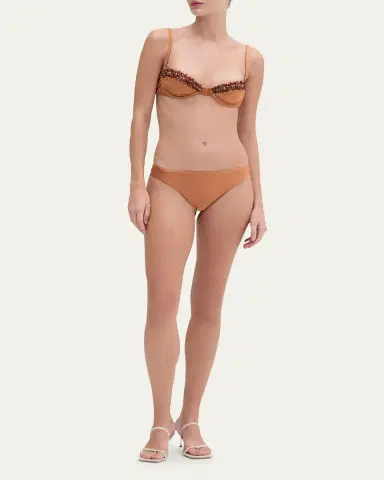 PatBO Jersey Sands Low-Rise Bikini Bottoms | Thumbnail 2