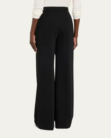 Ralph Lauren Collection Dean Pleated Wide-Leg Pants | Thumbnail 3