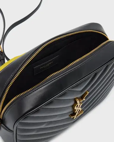 Saint Laurent Lou Medium YSL Camera Bag with Pocket in Quilted Leather | Thumbnail 2 Saint Laurent Lou Medium YSL Camera Bag with Pocket in Quilted Leather | Thumbnail 2