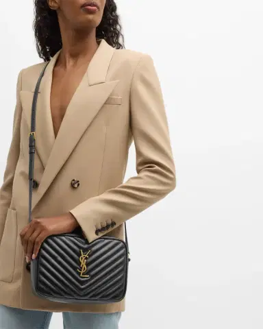 Saint Laurent Lou Medium YSL Camera Bag with Pocket in Quilted Leather | Thumbnail 3 Saint Laurent Lou Medium YSL Camera Bag with Pocket in Quilted Leather | Thumbnail 3