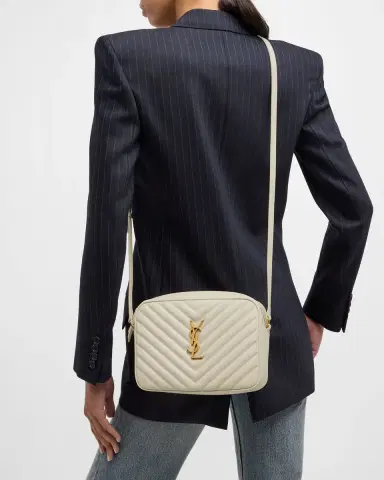 Saint Laurent Lou Medium YSL Camera Bag with Pocket in Quilted Leather | Thumbnail 25 Saint Laurent Lou Medium YSL Camera Bag with Pocket in Quilted Leather | Thumbnail 25