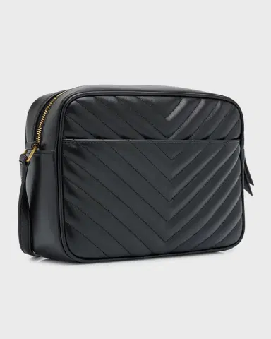 Saint Laurent Lou Medium YSL Camera Bag with Pocket in Quilted Leather | Thumbnail 5 Saint Laurent Lou Medium YSL Camera Bag with Pocket in Quilted Leather | Thumbnail 5