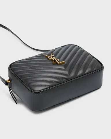 Saint Laurent Lou Medium YSL Camera Bag with Pocket in Quilted Leather | Thumbnail 6 Saint Laurent Lou Medium YSL Camera Bag with Pocket in Quilted Leather | Thumbnail 6