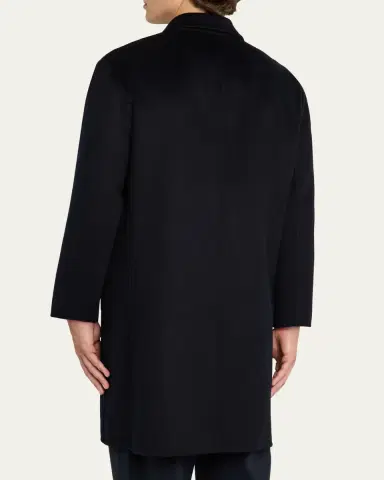 FRAME Men's Double-Face Wool Overcoat | Thumbnail 3