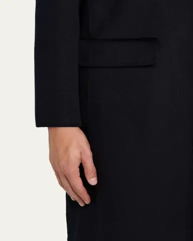 FRAME Men's Double-Face Wool Overcoat | Thumbnail 5