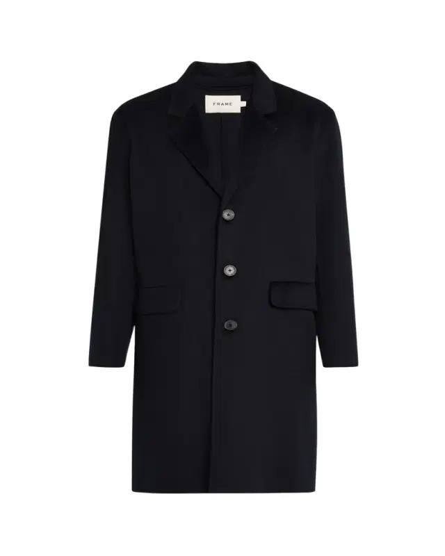 Men's Double-Face Wool Overcoat