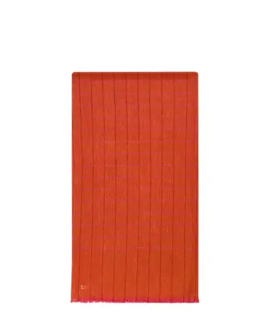 Anderson & Sheppard Men's Hairline Windowpane Check Cashmere Scarf | Thumbnail 1