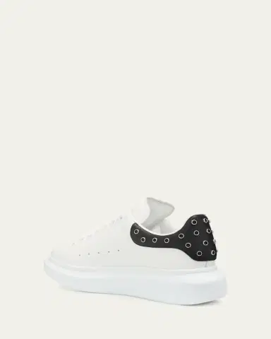 McQueen Oversized Embellished Leather Sneakers | Thumbnail 2