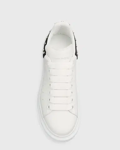 McQueen Oversized Embellished Leather Sneakers | Thumbnail 6