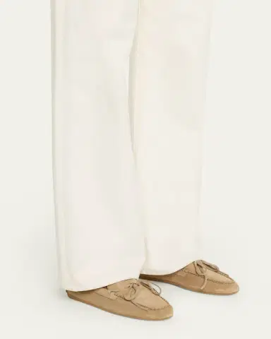 Miu Miu Suede Moccasin Loafers | Thumbnail 2