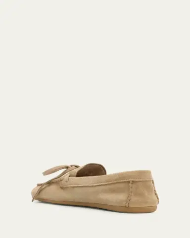 Miu Miu Suede Moccasin Loafers | Thumbnail 4