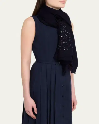 JANAVI INDIA Galactic Vibe Merino Wool Shawl | Thumbnail 3 JANAVI INDIA Galactic Vibe Merino Wool Shawl | Thumbnail 3
