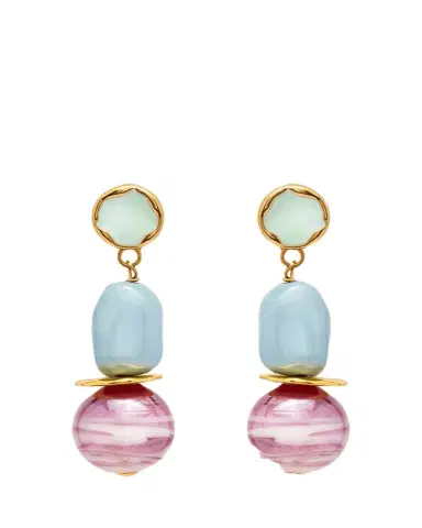 Oscar de la Renta Sea Glass Drop Clip-On Earrings | Thumbnail 1