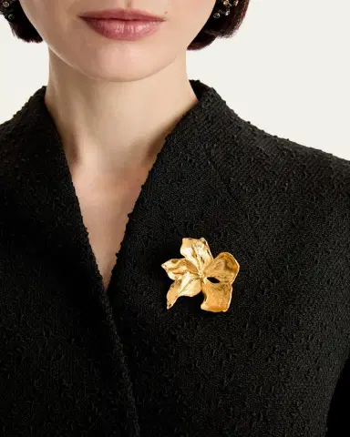 Oscar de la Renta Cyclamen Brooch | Thumbnail 2