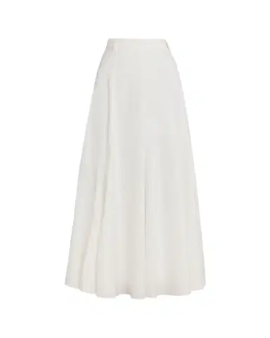 Brunello Cucinelli Techno Cotton Poplin Maxi Skirt | Thumbnail 1 Brunello Cucinelli Techno Cotton Poplin Maxi Skirt | Thumbnail 1