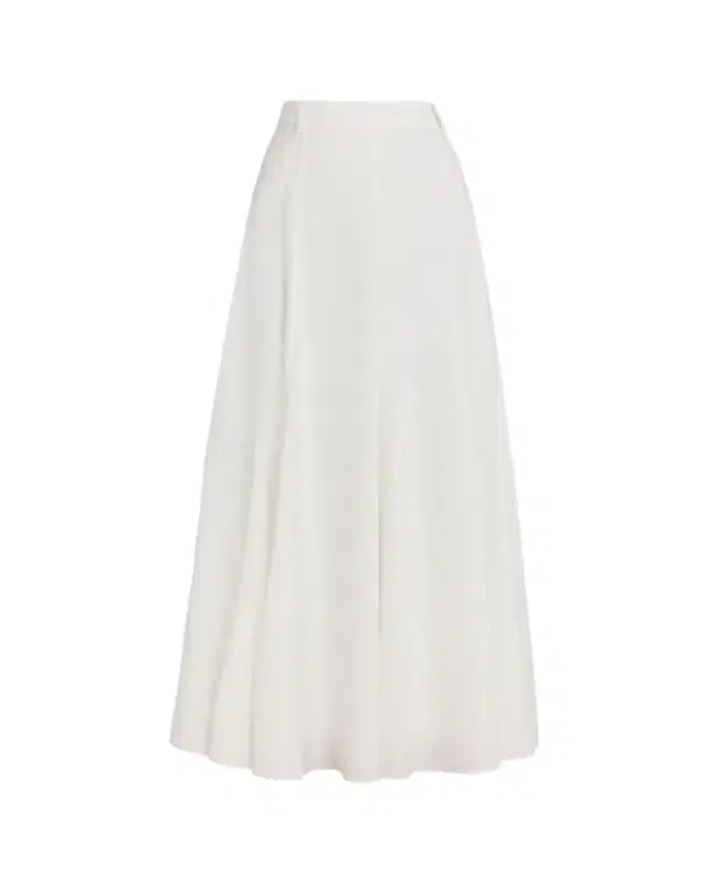 Brunello Cucinelli Techno Cotton Poplin Maxi Skirt