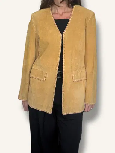 Jen Wonders Studio Camel Suede Jacket | Thumbnail 2