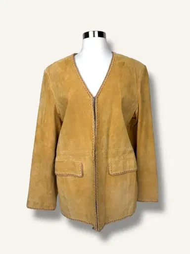 Jen Wonders Studio Camel Suede Jacket | Thumbnail 6