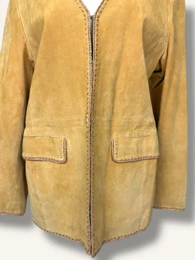 Jen Wonders Studio Camel Suede Jacket | Thumbnail 7