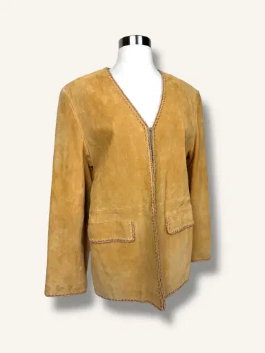 Jen Wonders Studio Camel Suede Jacket | Thumbnail 8