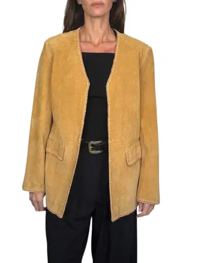 Jen Wonders Studio Camel Suede Jacket | Thumbnail 1
