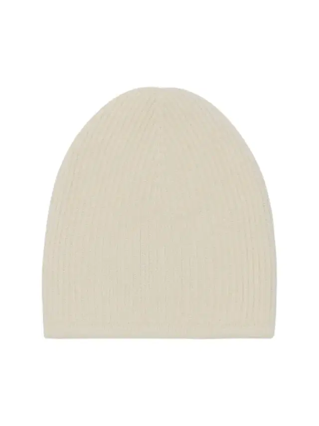 Ribbed Cashmere Beanie