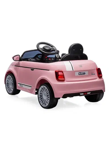 Best Ride on Cars Fiat 500 12V Electric Ride-On Car - Pink | Thumbnail 3 Best Ride on Cars Fiat 500 12V Electric Ride-On Car - Pink | Thumbnail 3