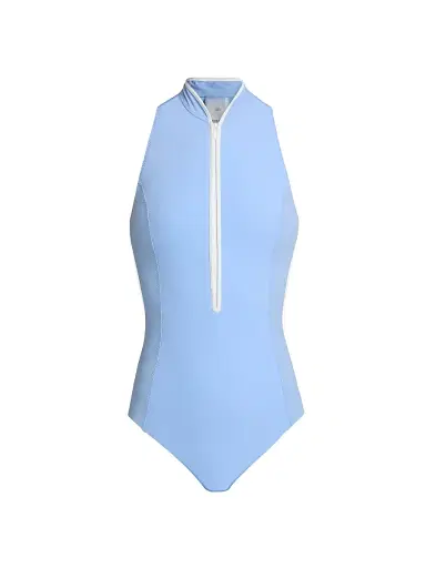 Hunza G Women's Katya One-Piece Swimsuit - Cornflower - Size XS | Thumbnail 1 Hunza G Women's Katya One-Piece Swimsuit - Cornflower - Size XS | Thumbnail 1