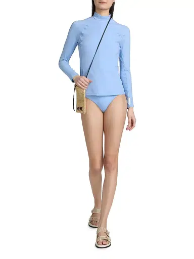 Hunza G Women's Miley Long-Sleeve Swim Top | Thumbnail 2