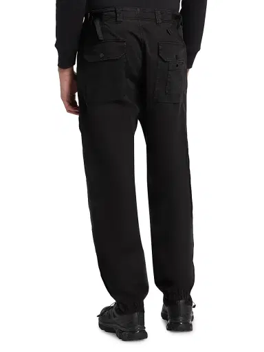 Stone Island Men's Logo Stretch-Cotton Trousers | Thumbnail 5 Stone Island Men's Logo Stretch-Cotton Trousers | Thumbnail 5