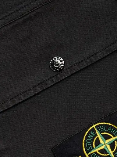 Stone Island Men's Logo Stretch-Cotton Trousers | Thumbnail 7 Stone Island Men's Logo Stretch-Cotton Trousers | Thumbnail 7