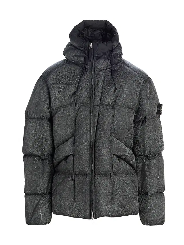 Stone Island Men's Quilted Puffer Jacket - Black